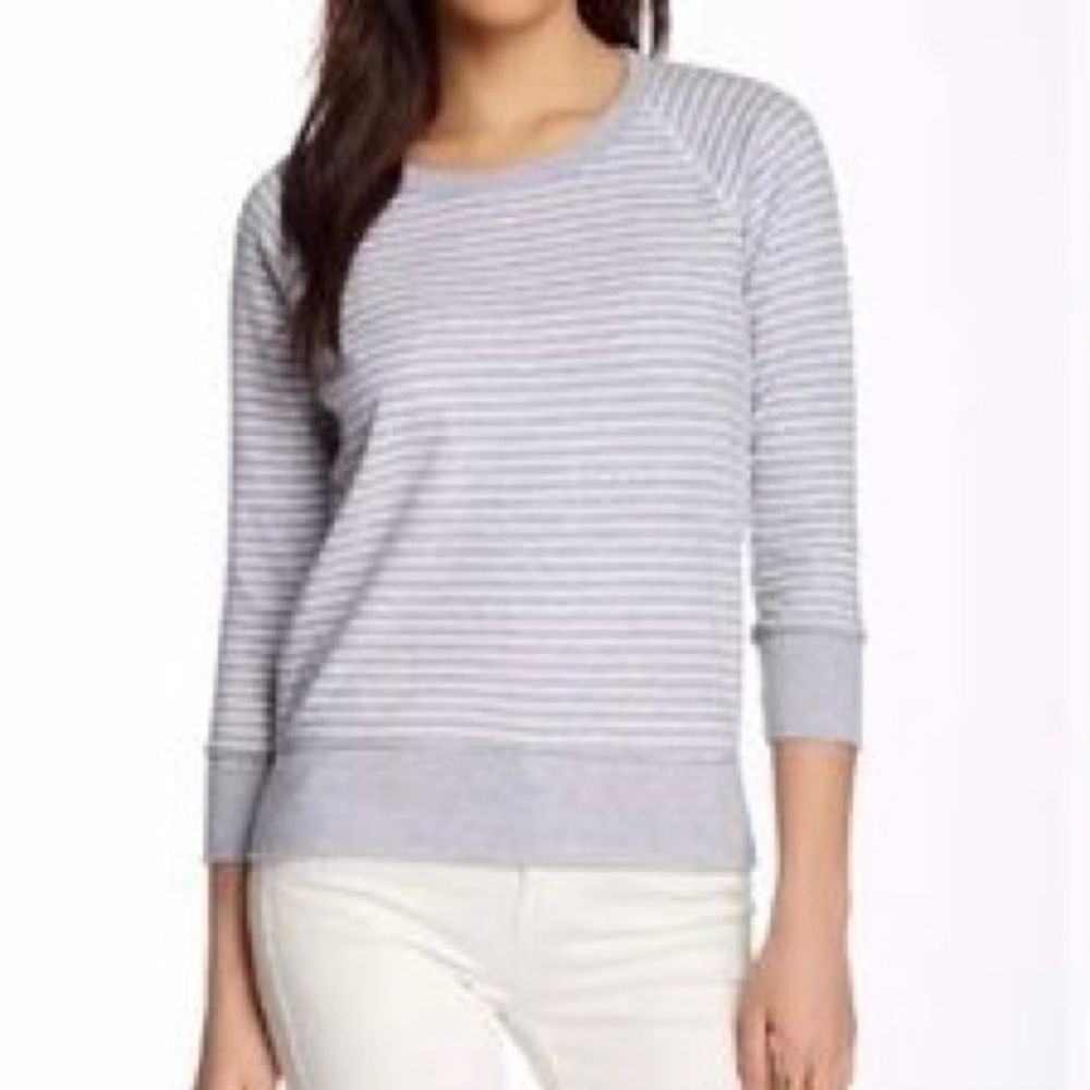 James Perse Stripped 3/4 Sleeve